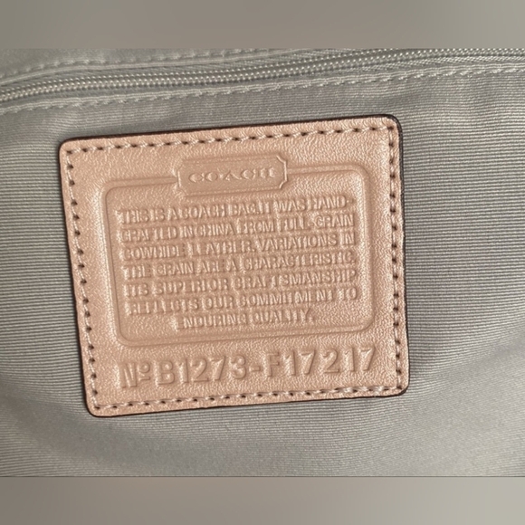 COACH PEACHY PEARL shoulder bag! NWT - Picture 12 of 15